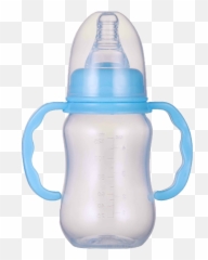 Pacifier Baby Bottle - Transparent Feeding Bottle Png,Baby Bottle Png