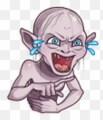 Sticker Maker - Gollum Sticker Whatsapp Png,Gollum Png