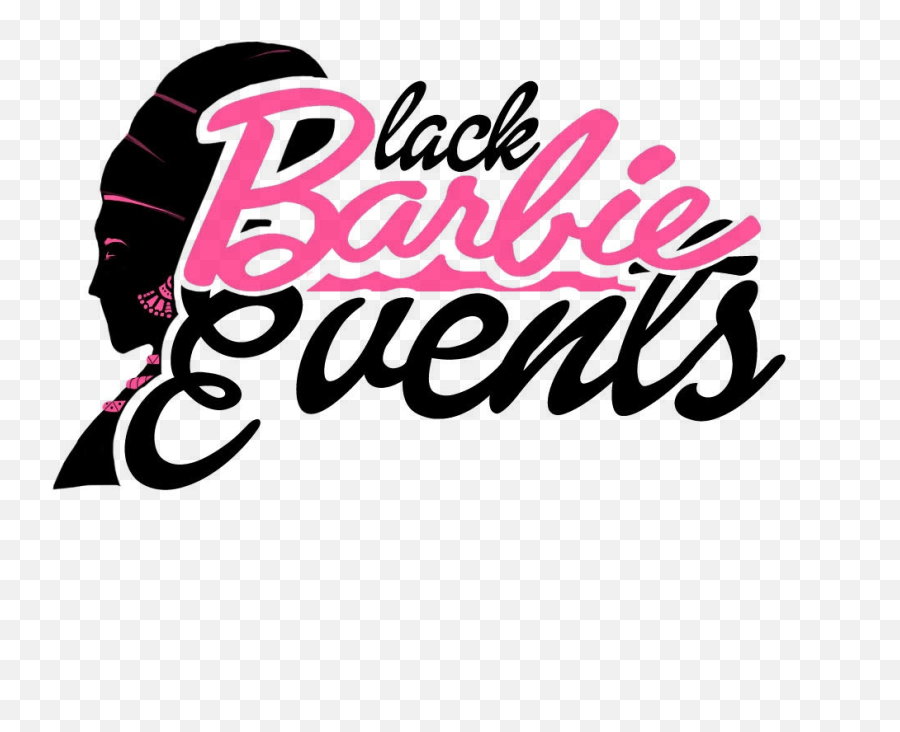 Black Barbie Logo Png Image With No - Calligraphy,Barbie Logo Png