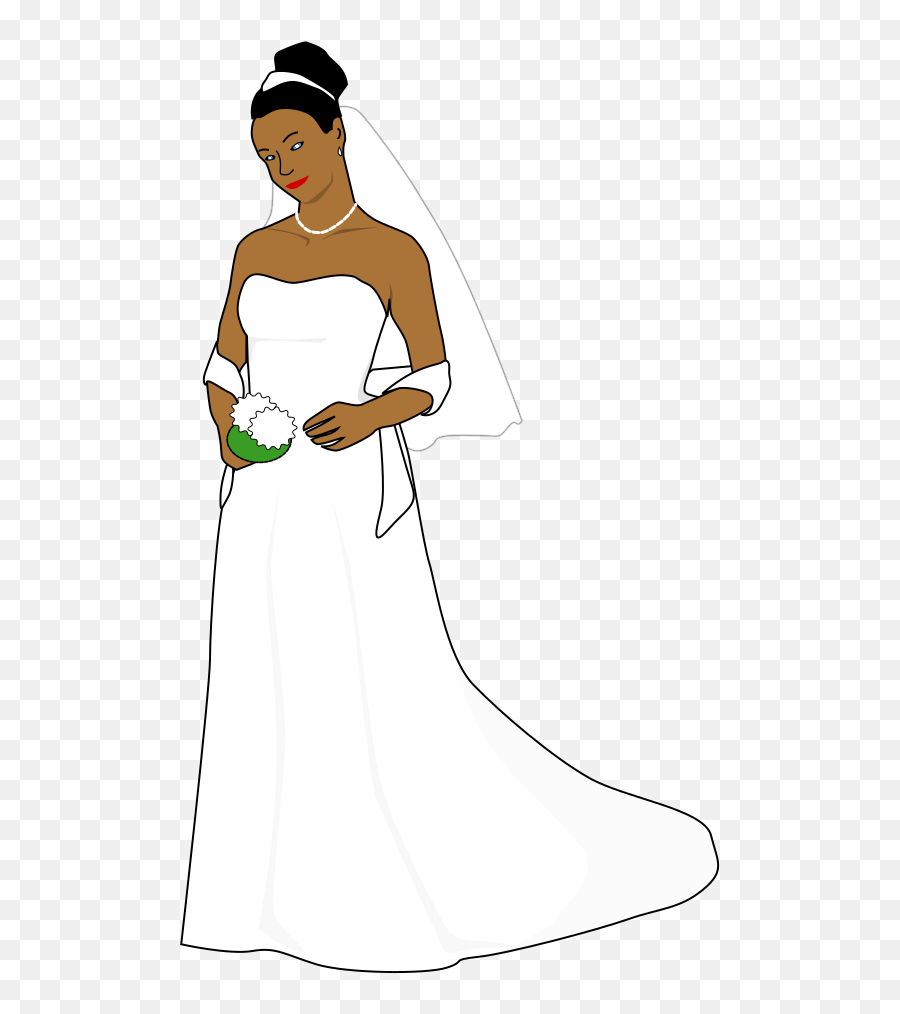 African American Bride With Blue Eyes Png Svg Clip Art For - Bride,Blue Eyes Png