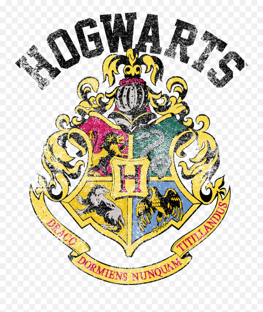 Download Hd Harry Potter Hogwarts Crest Mens Tall Fit Shirt - Hogwarts Crest Png,Harry Potter Glasses Png
