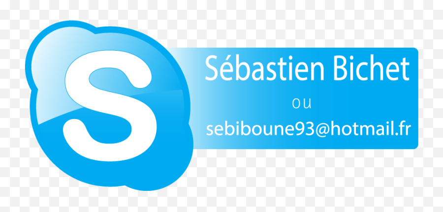 Me Contacter U2013 Seboloin - Graphic Design Png,Skype Logo