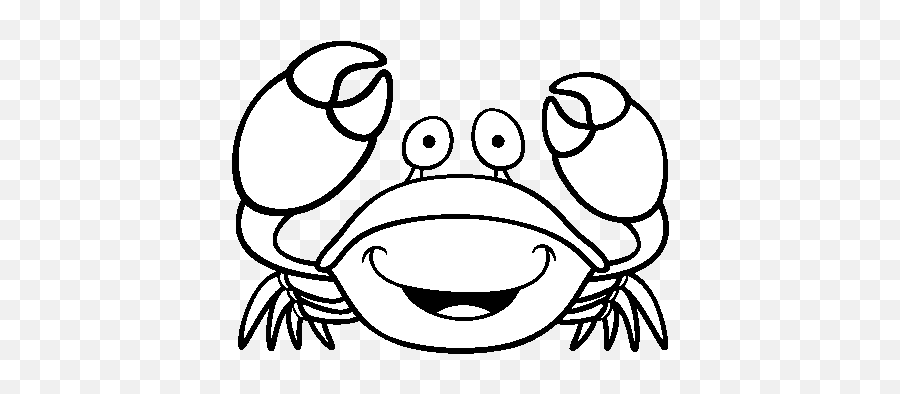 Cute Crab Clipart - Google Search Coloring Books Coloring Printable Crab Clipart Black And White Png,Crab Clipart Png