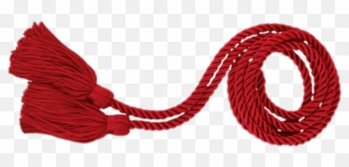 Red Cord And Tassels Transparent Png - Cable,Cord Png