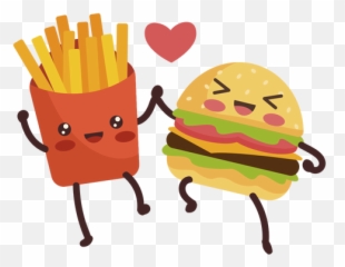 Transparent Png Svg Vector File - Hamburguesa Y Papas Fritas Animadas,Burger And Fries Png
