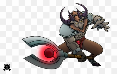 Download Hd The Minotaur Is A Creature Trapped In - Demon Png,Minotaur Png