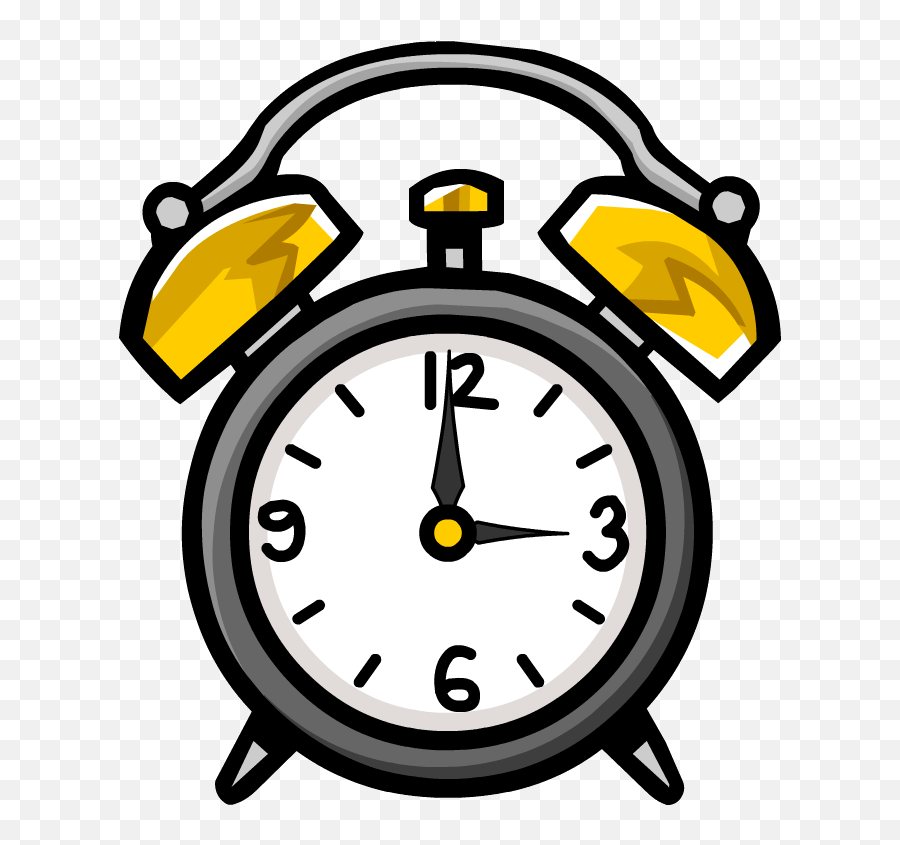 Alarm Clock Club Penguin Wiki Fandom - Transparent Background Cute Clock Clipart Png,Alarm Png