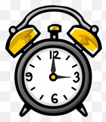 Alarm Clock Club Penguin Wiki Fandom - Transparent Background Cute Clock Clipart Png,Alarm Png