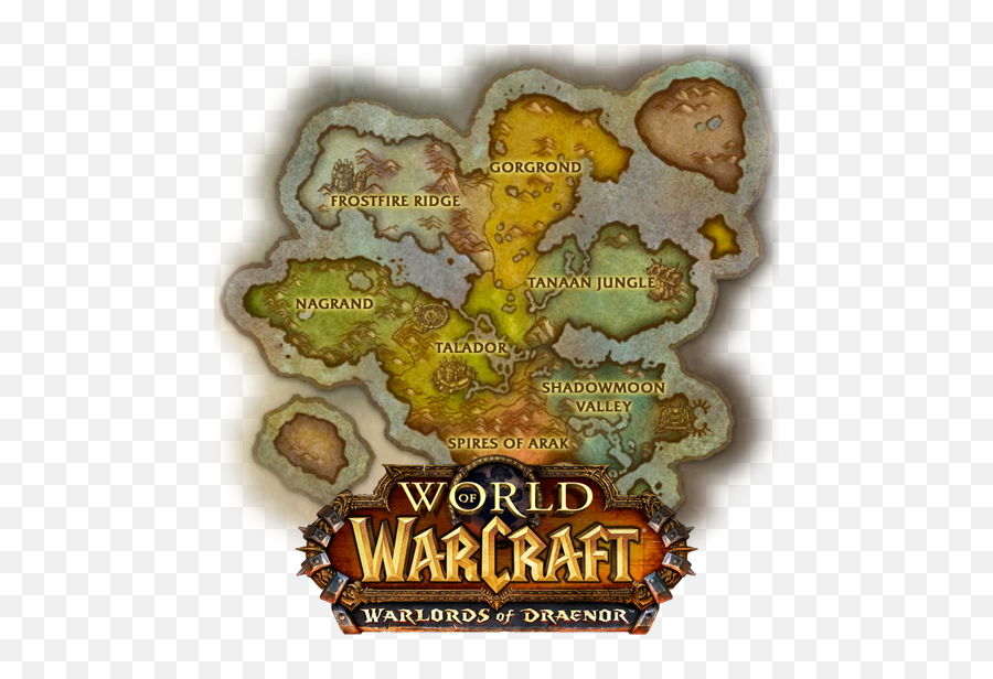 Draenor Wowwiki Fandom - Warlords Of Draenor Zones Png,Warcraft Png