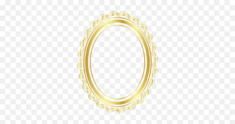 Free Gold Oval Frame Png With Transparent Background - Gold Oval Frame Png,Gold Frame Transparent Background