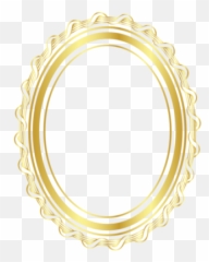 Free Gold Oval Frame Png With Transparent Background - Oval Frame Png