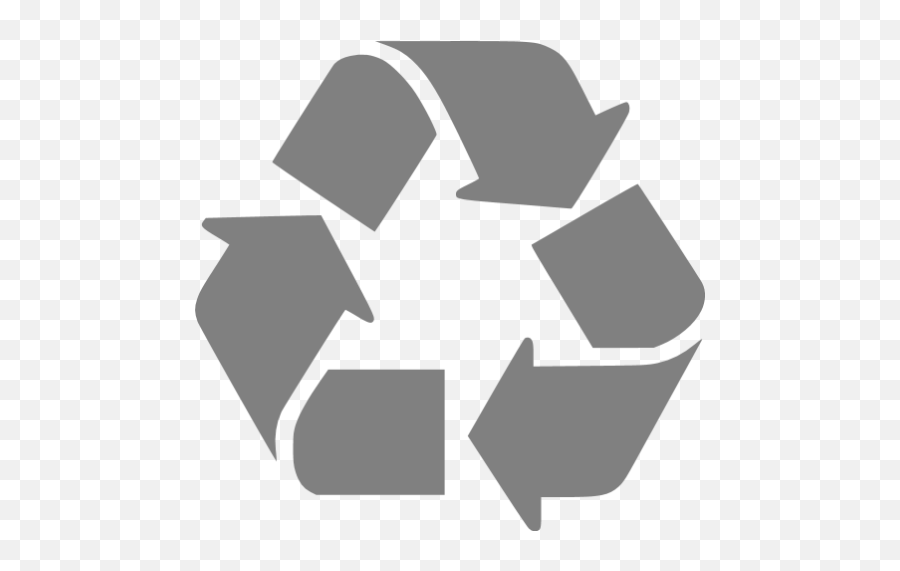 Gray Recycle Icon - Free Gray Recycle Icons Recycling Symbol Png,Recycle Png