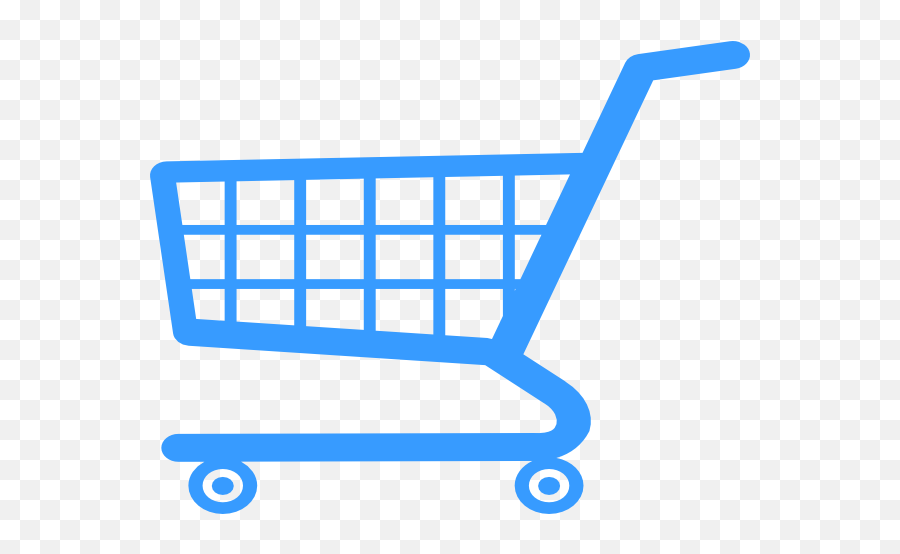 Shopping Cart Clip Art - Vector Clip Art Online Blue Shopping Cart Icon Png,Shopping Cart Icon Png