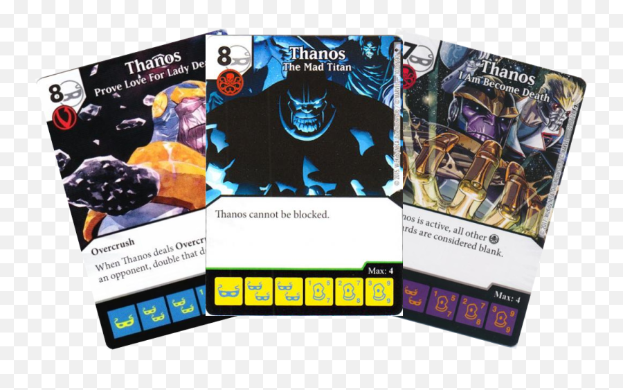 The Thanos Three U2013 Dice Masters North - Fictional Character Png,Thanos Face Png
