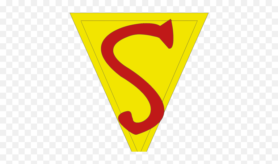 Superman - Vertical Png,Superman Logo Drawing