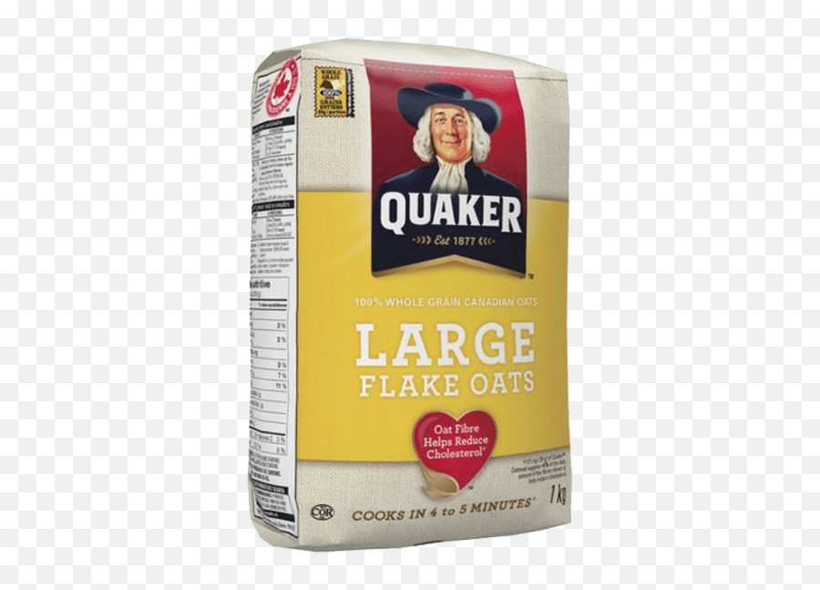 Quaker Large Flake Oats Made And Sold In Canada Yoshoncom - Quaker Large Flake Oats Png,Quakers Oats Logo