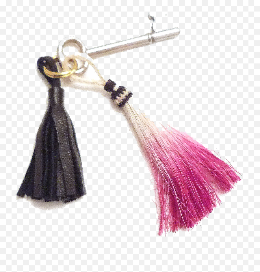 Double Tassel Keychain Horse Hair Tassels - Solid Png,Tassel Png