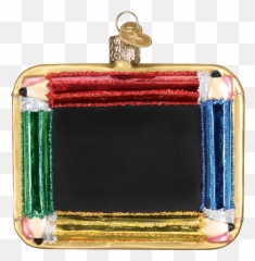 Chalkboard Png - Picture Of Chalkboard Coin Purse Old World Christmas