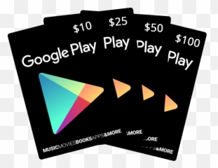 10 Usd Google Play Credit - Gift Cards Png