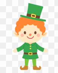 Leprechaun Saint Patricks Day Clip Art - March Cliparts Png Cute Transparent Background Leprechaun Clipart,Leprechaun Transparent