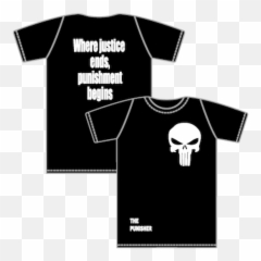T - Shirt The Punisher Short Sleeve Png,The Punisher Png