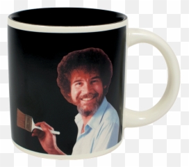 Bob Ross - Bob Ross Heat Changing Mug Png,Bob Ross Transparent Background