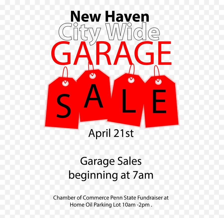New Haven City Wide Yard Sales April 21st - New Haven Banner Vertical Png,Yard Sale Png