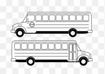 Schoolhouse Clipart School Bus - Bus Clipart Black And White png