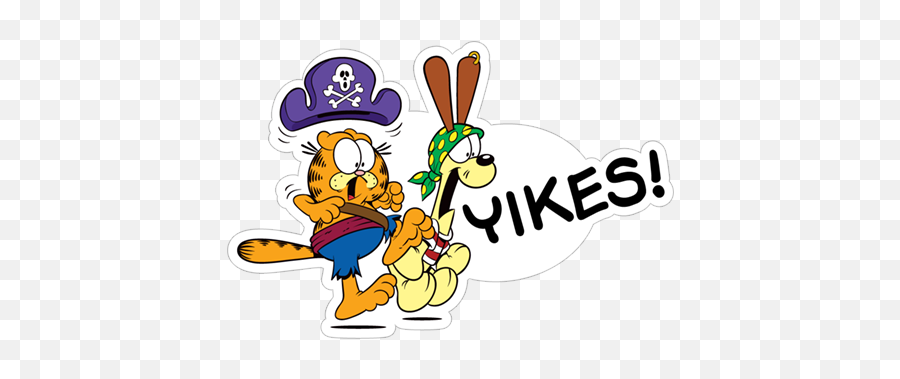 Download Yikes - Garfield Full Size Png Image Pngkit Yikes Garfield,Yikes Png