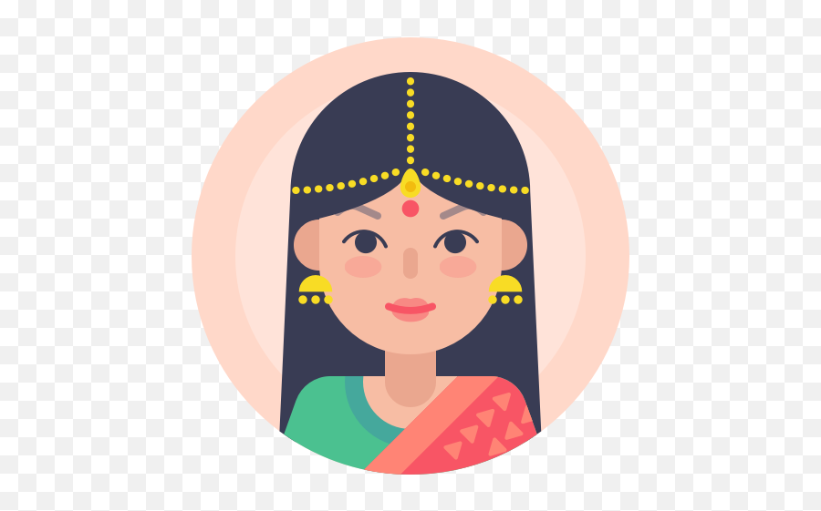 Avatar Hindi Indian Woman Icon - Indian Woman Icon Png,Indian Icon