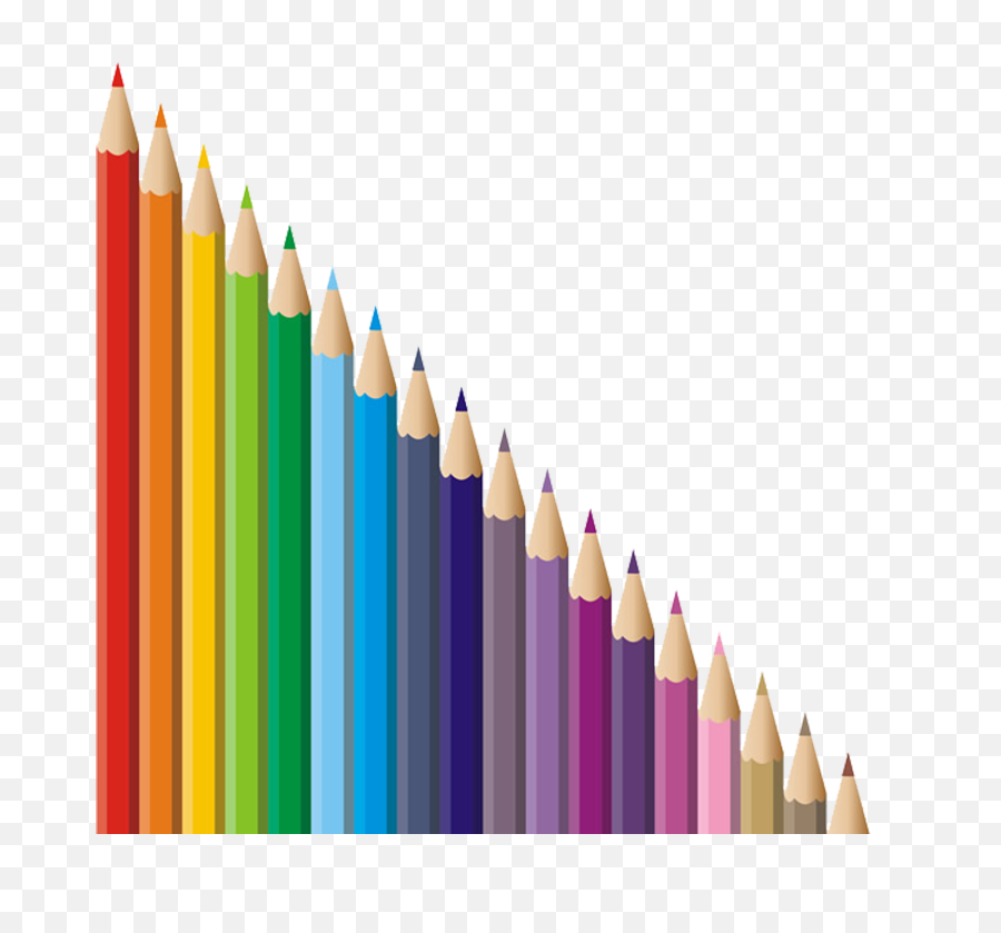 Crayon Ecole Png Image - Transparent Background Colored Pencils Png,Crayons Png
