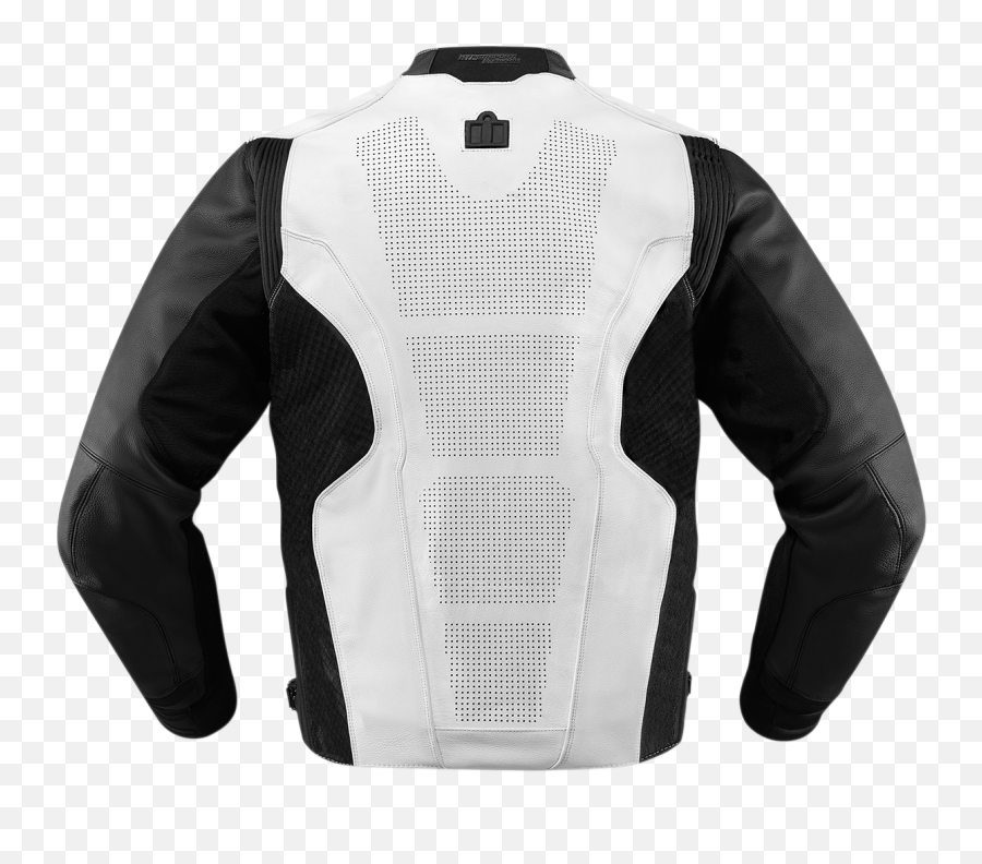 Chaqueta Icon Hypersport Blanco - Cascos Yc Long Sleeve Png,Icon Overlord Sb2