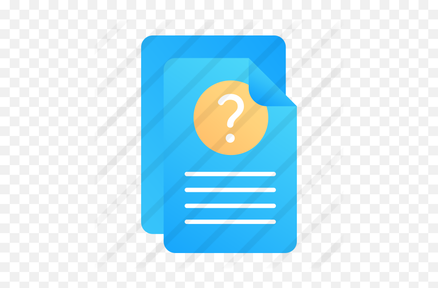 File - Free Files And Folders Icons Vertical Png,Question Mark Folder Image Icon