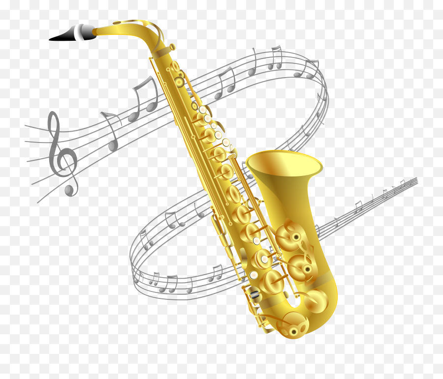 Download Baritone Saxophone Drawing - Saxophone Clipart Png,Saxophone Transparent Background
