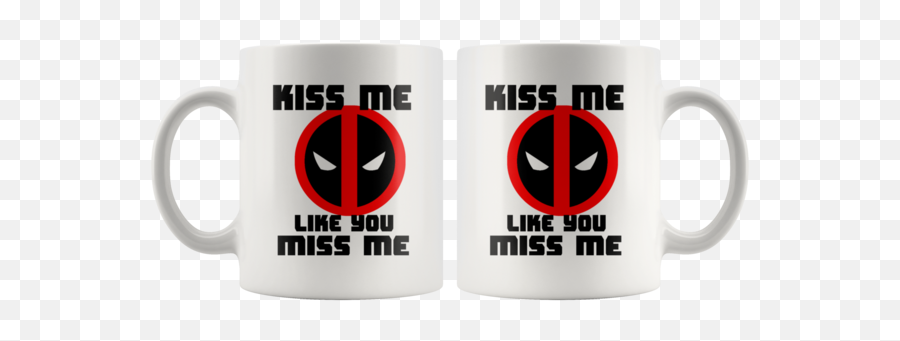 Deadpool Ryan Reynolds Movie Coffee Mug Kiss Me Avengers Cup X - Men Sold By Silverageproducts Coffee Cup Png,Ryan Reynolds Png