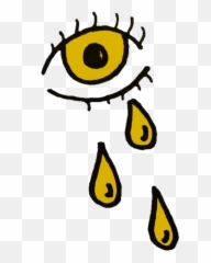 Download Eye Crying Crybaby Ftestickers Freetoedit - Yellow Transparent Yellow Aesthetic Png,Tumblr Transparent Png