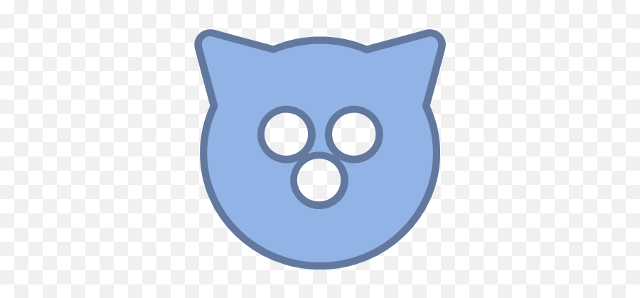 Blue Bot Cat Mag Round Virus Icon - Botcons Png,Indigo Icon