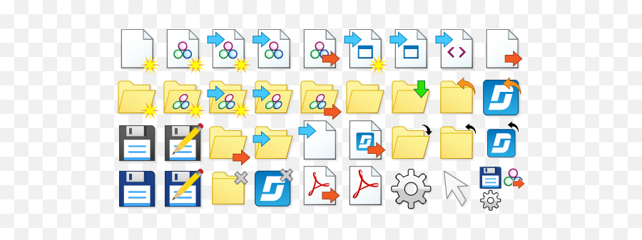 Reordered File Menu And New Icons For - New In File Menu Png,Work Icon Set