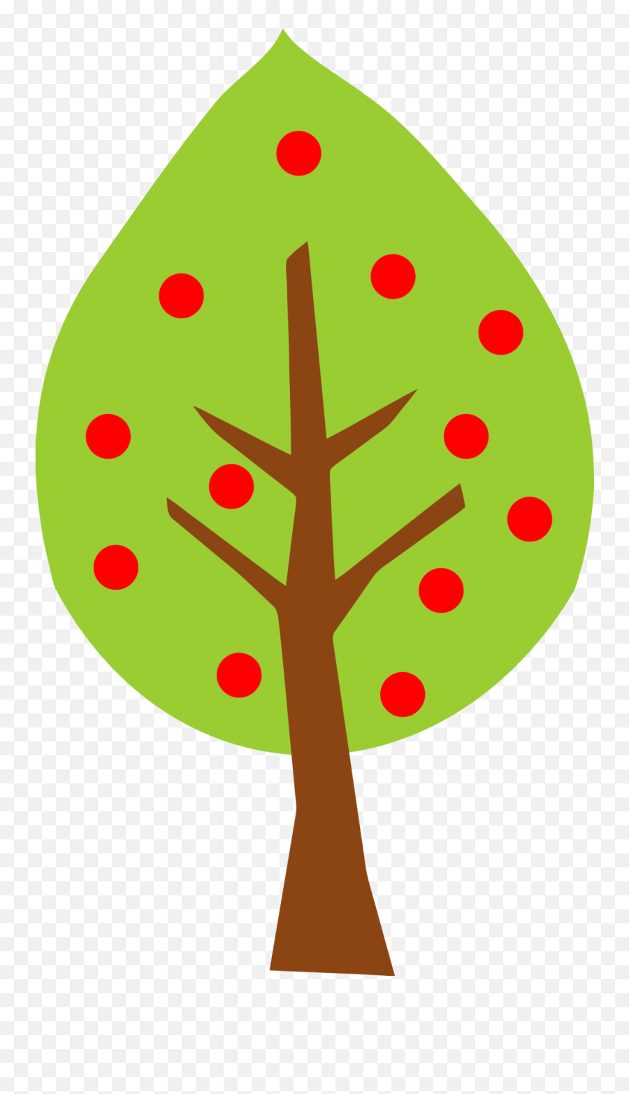 Apple Tree Big Clipart Png U2013 Clipartlycom - Apple Tree Cute Png,Tree Clip Art Png