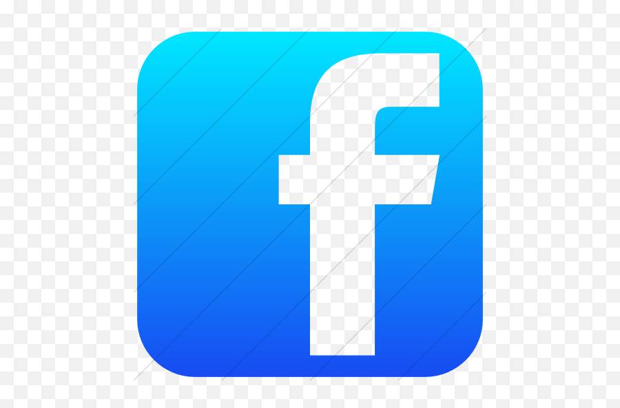 Iconsetc Simple Ios Blue Gradient Social Media Facebook - Icon Ios Facebook Png,Blue Square Icon