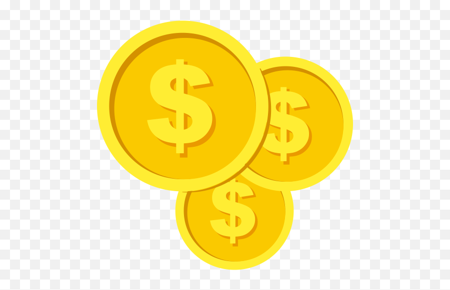 Dollar Coins Icon Png And Svg Vector Free Download - Solid,Coins Icon Png