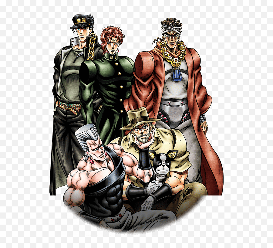 Anime Winter Season Icon , JoJo no Kimyou na Bouken; Stardust Crusaders,  Egypt-hen, anime characters movie case transparent background PNG clipart
