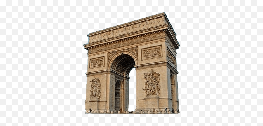 Arc De Triomphe Paris Sideview - Arc De Triomphe Png,Paris Png