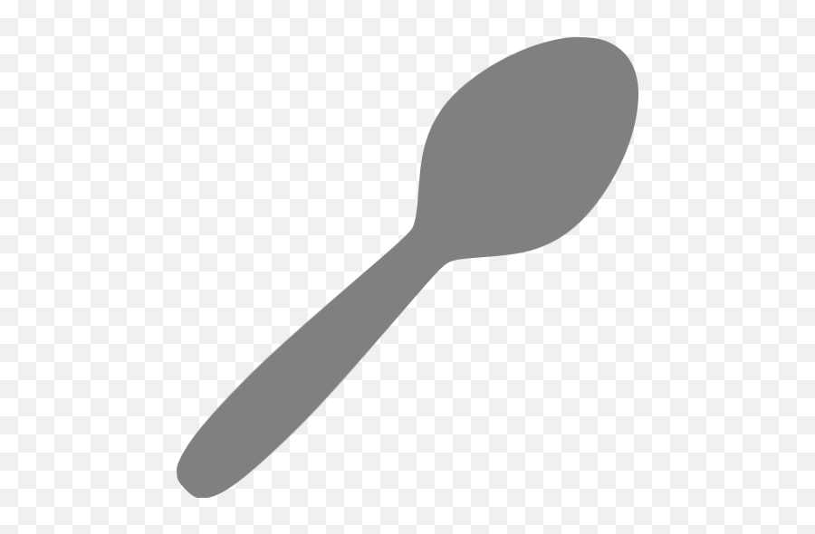 Gray Spoon Icon - Free Gray Utensil Icons Spoon Icon Transparent Png,Fork Knife Spoon Icon