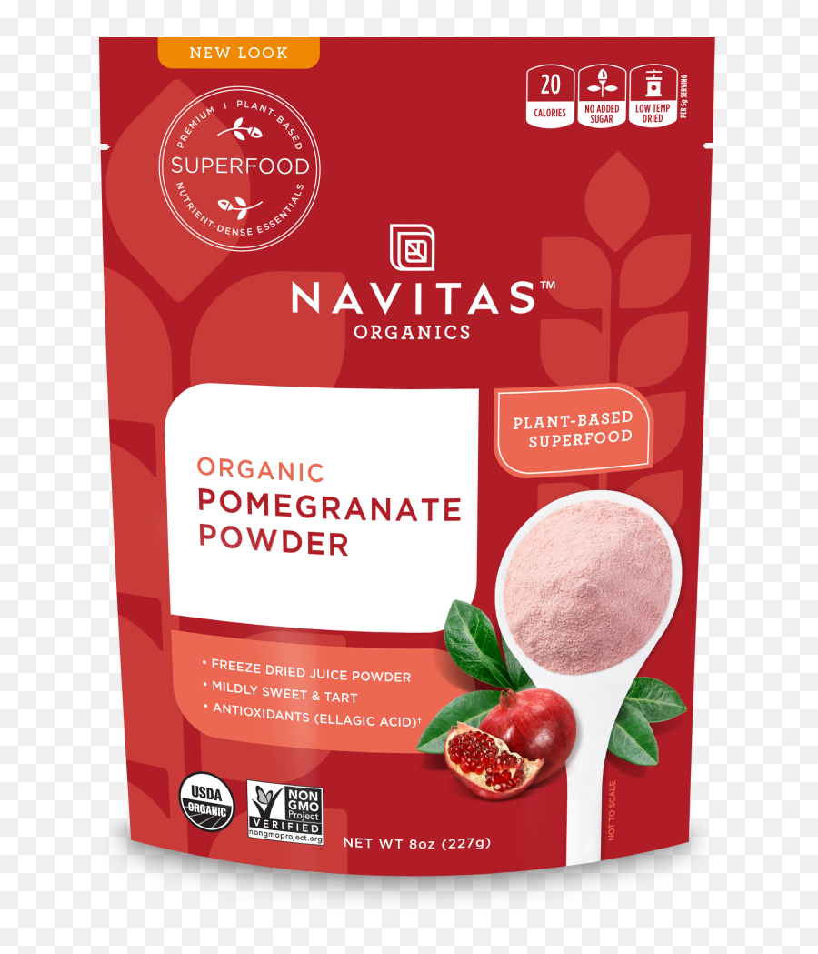 Pomegranate Powder - Navitas Organics Acai Powder Png,Pomegranate Transparent