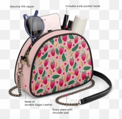 Strawberry Pattern - Arch Crossbody Bag Girly png