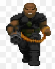 Scrolldrop Doom - Heavy Weapon Dude 64 png