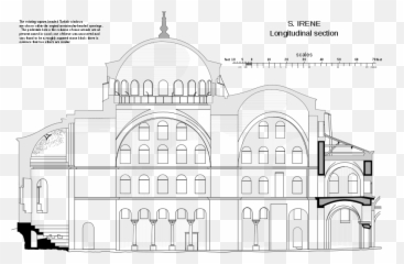 Byzantine Architecture Wiki Thereaderwiki - Church Of Saint Irene Architecture png