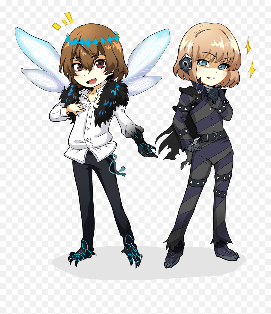 Akechi And Oberon Outfit Swap Commission By Goroorb R - Akechi Oberon Png,Goro Akechi Icon