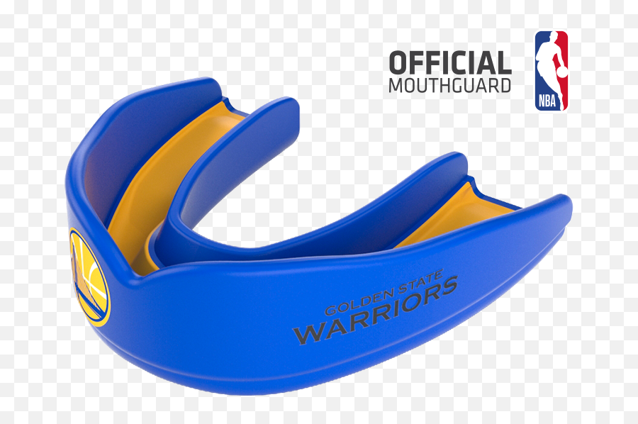 Golden State Warriors Nba Basketball Mouthguard - Mouth Guard Transparent Background Png,Golden State Warriors Logo Png